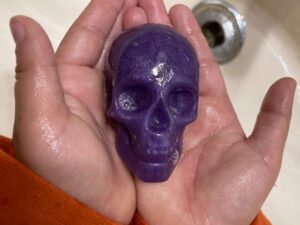 Lavender Skull Soap Black Realm Media