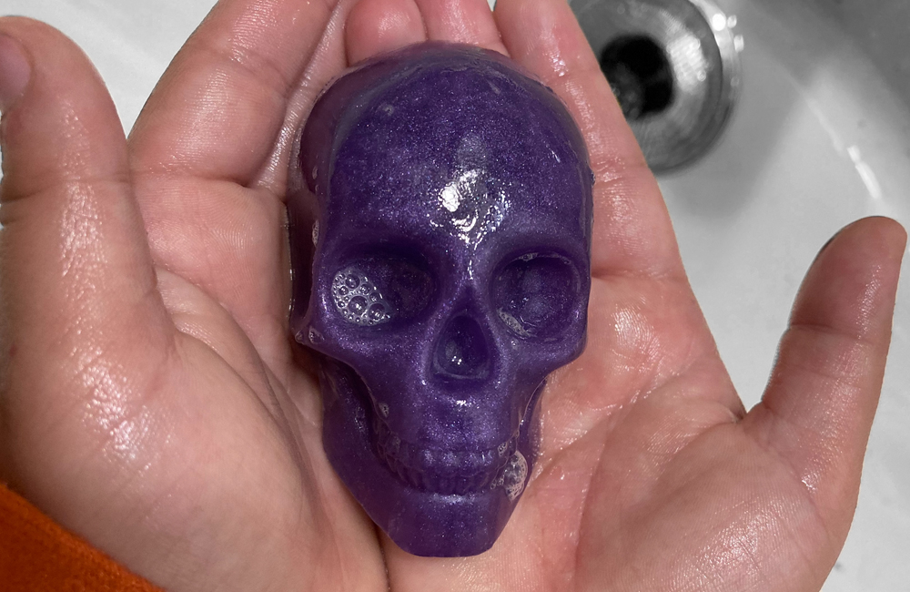 Lavender Skull Soap Black Realm Media